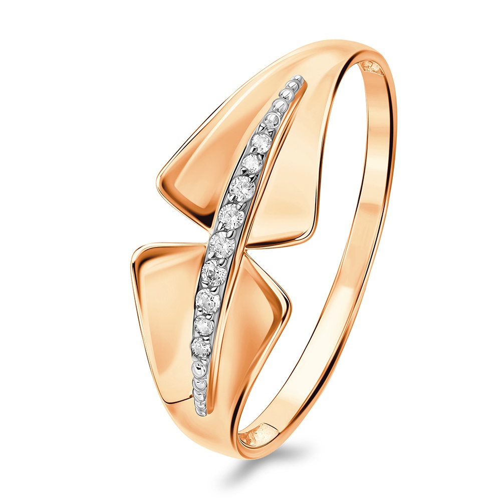 

Кольцо из золота р.  585Gold 301012292, фианит, 301012292
