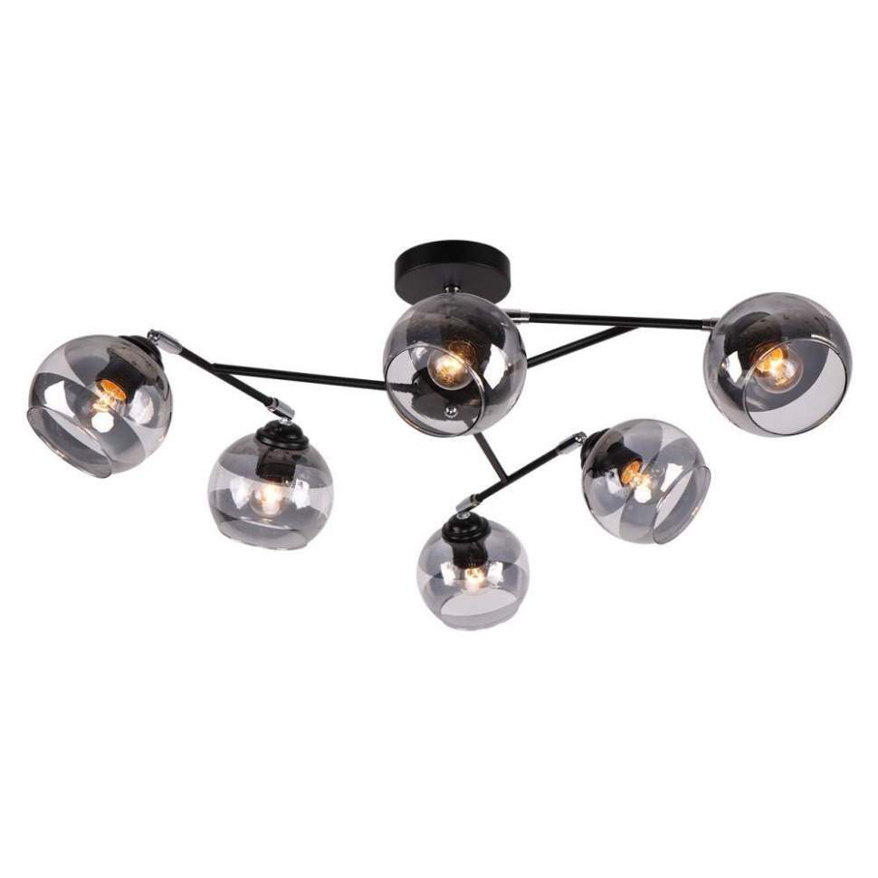 

Люстра потолочная Imex MD.9460-6-S BK+CH
