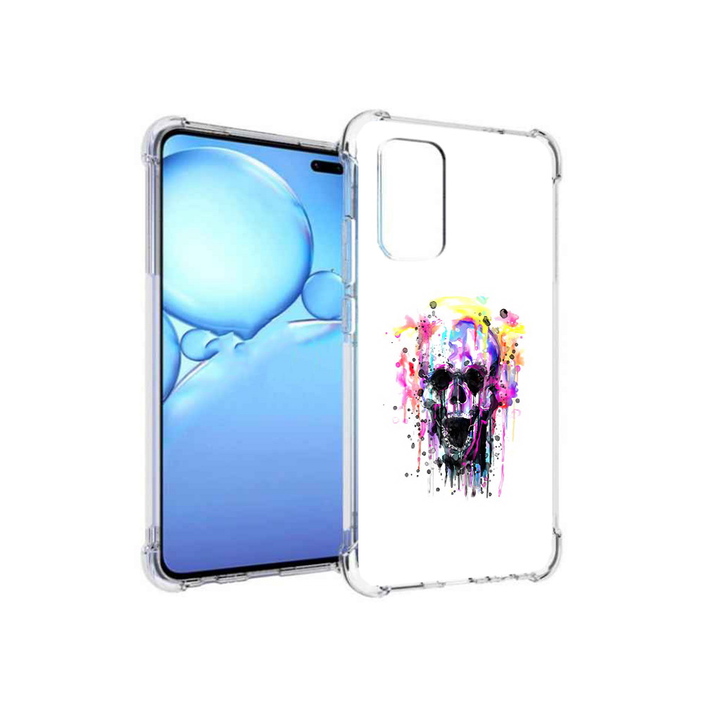 

Чехол MyPads Tocco для Vivo V19 граффити череп (PT147328.392.298), Прозрачный, Tocco