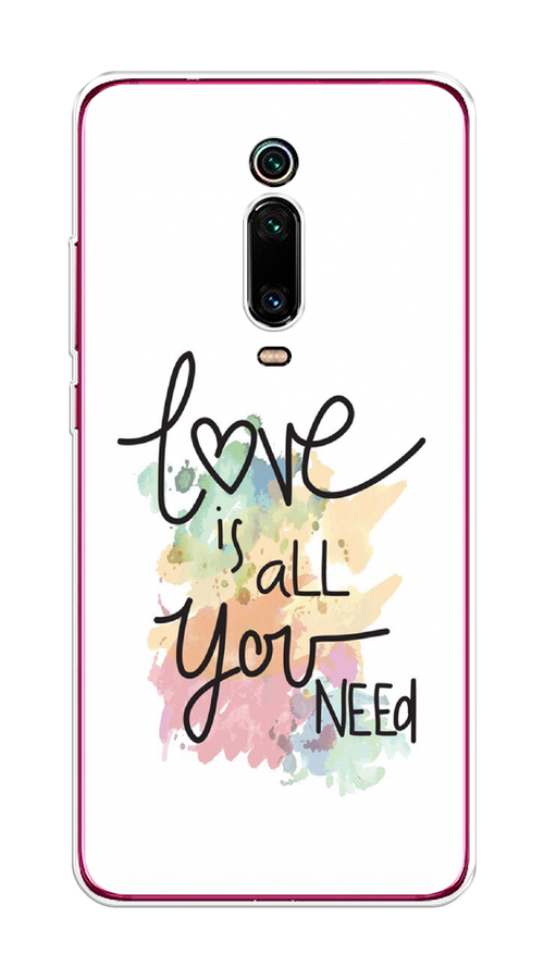 

Чехол на Xiaomi Redmi K20/K20 Pro/Mi 9T/9T Pro "Love is all you need", Белый;черный;зеленый, 35650-1