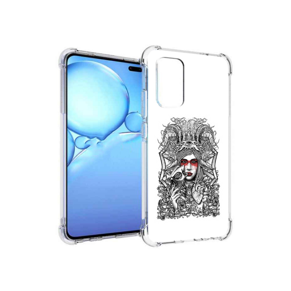 

Чехол MyPads Tocco для Vivo V19 грусная девушка (PT147328.392.302), Прозрачный, Tocco