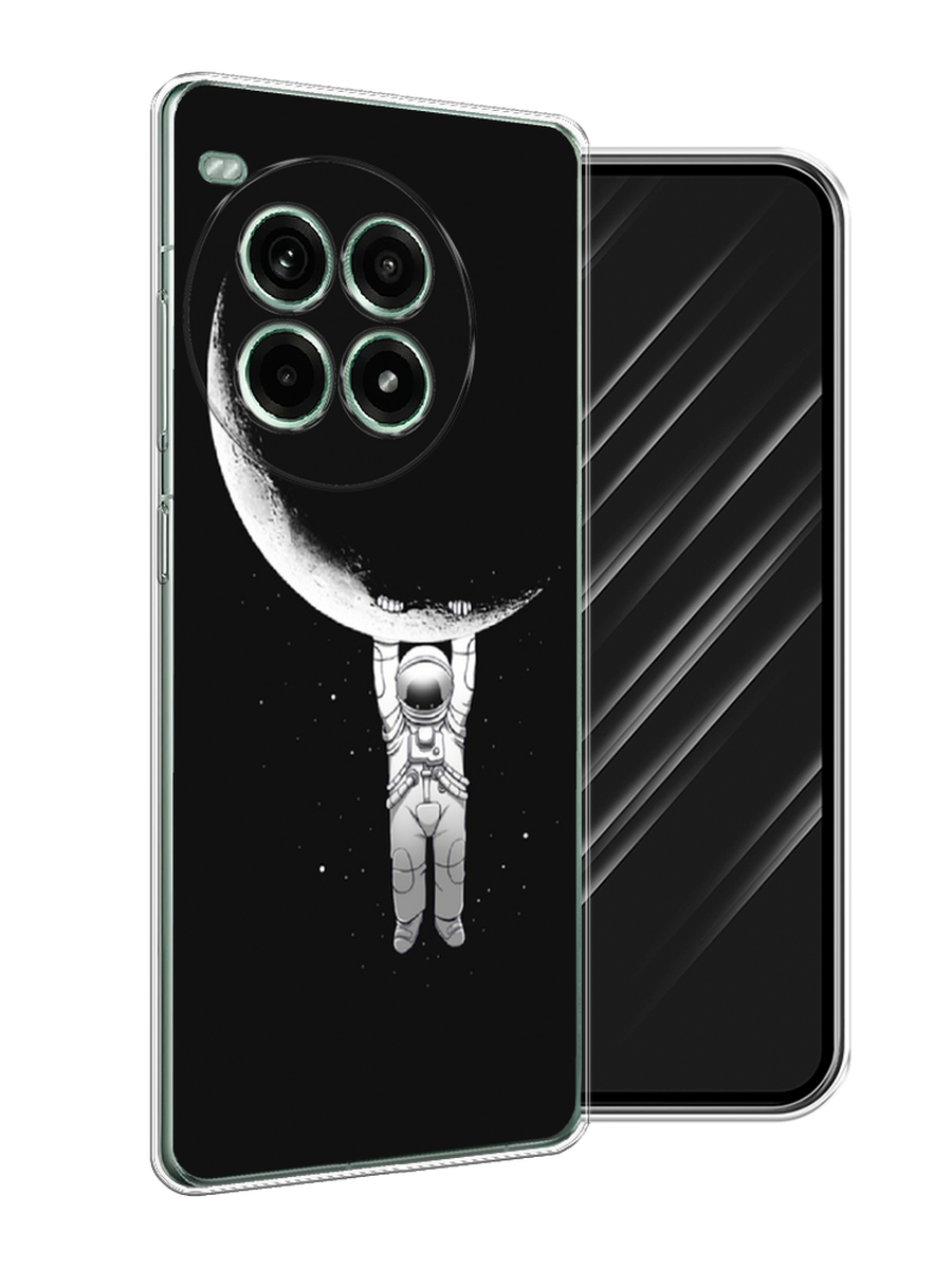 

Чехол Awog на OnePlus Ace 3 Pro "Космонавт", Белый;черный, 155150-1