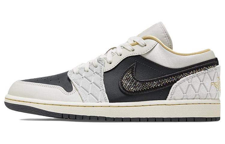 

Кеды унисекс Jordan Air Jordan 1 low se белые 44.5 EU, Белый, Air Jordan 1 low se
