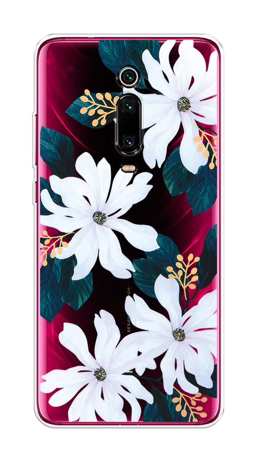 

Чехол на Xiaomi Redmi K20/K20 Pro/Mi 9T/9T Pro "Delilah Flower", Зеленый;белый, 35650-1