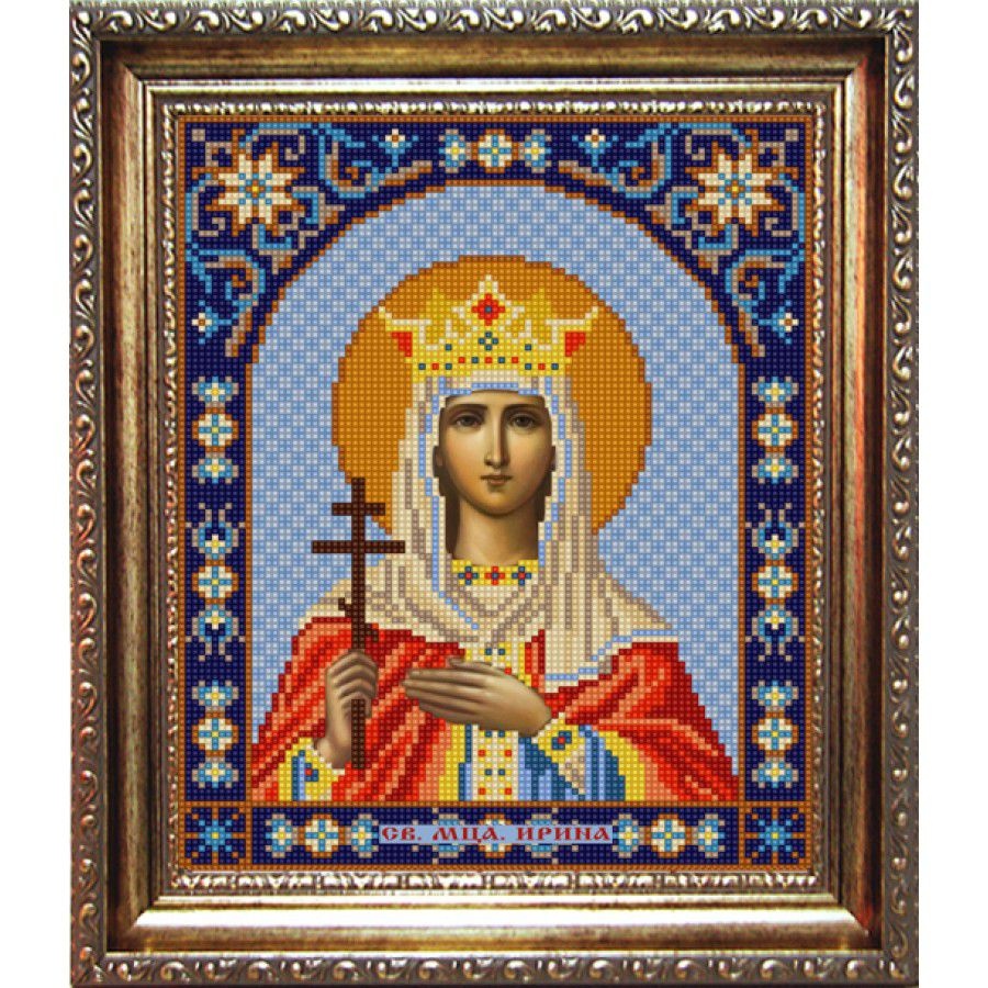 

Конёк (бисер), Святая Ирина, 20х25 см, Разноцветный
