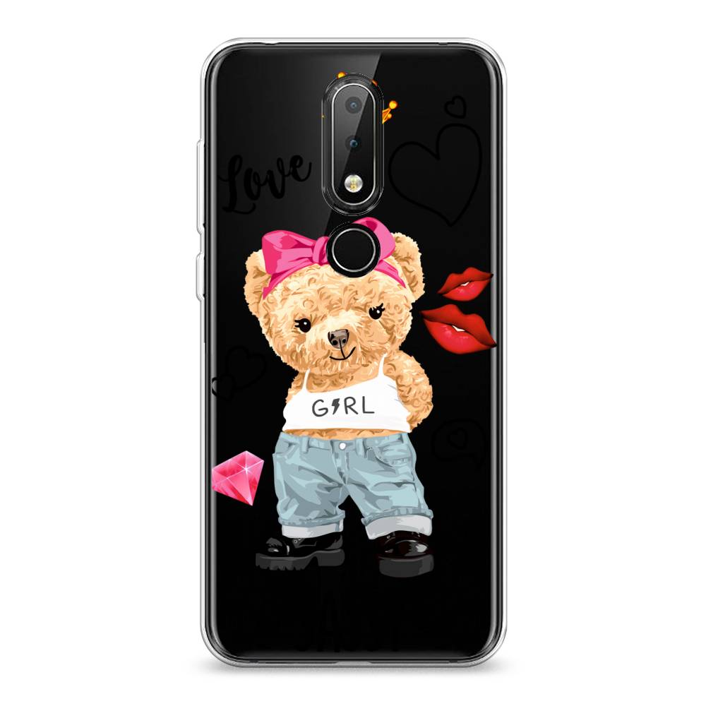 

Чехол на Nokia 6.1 Plus "Sugar Mommy", Голубой;белый;розовый, 121850-6