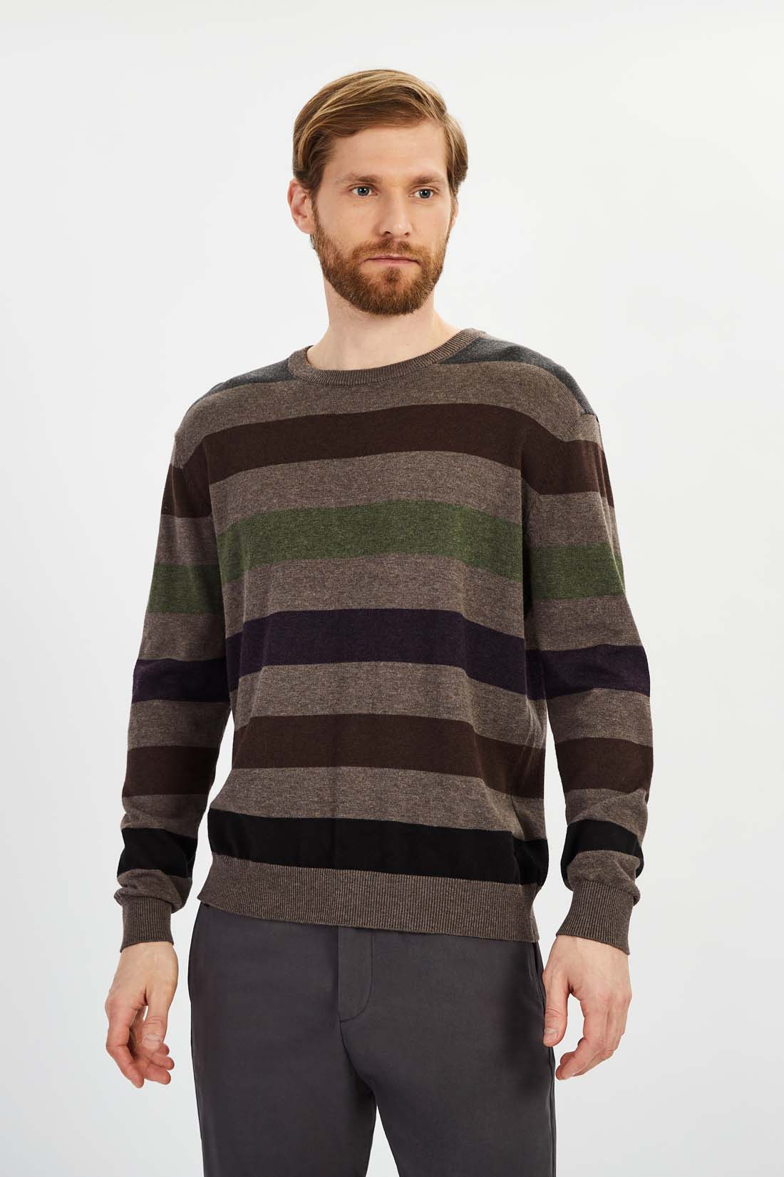 

Джемпер мужской Baon B6322512 серый 3XL, B6322512