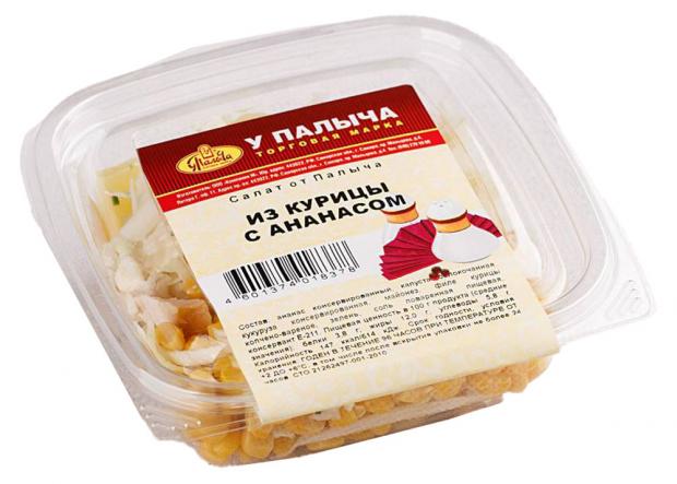 

Салат из курицы «У Палыча» с ананасами, 180 г
