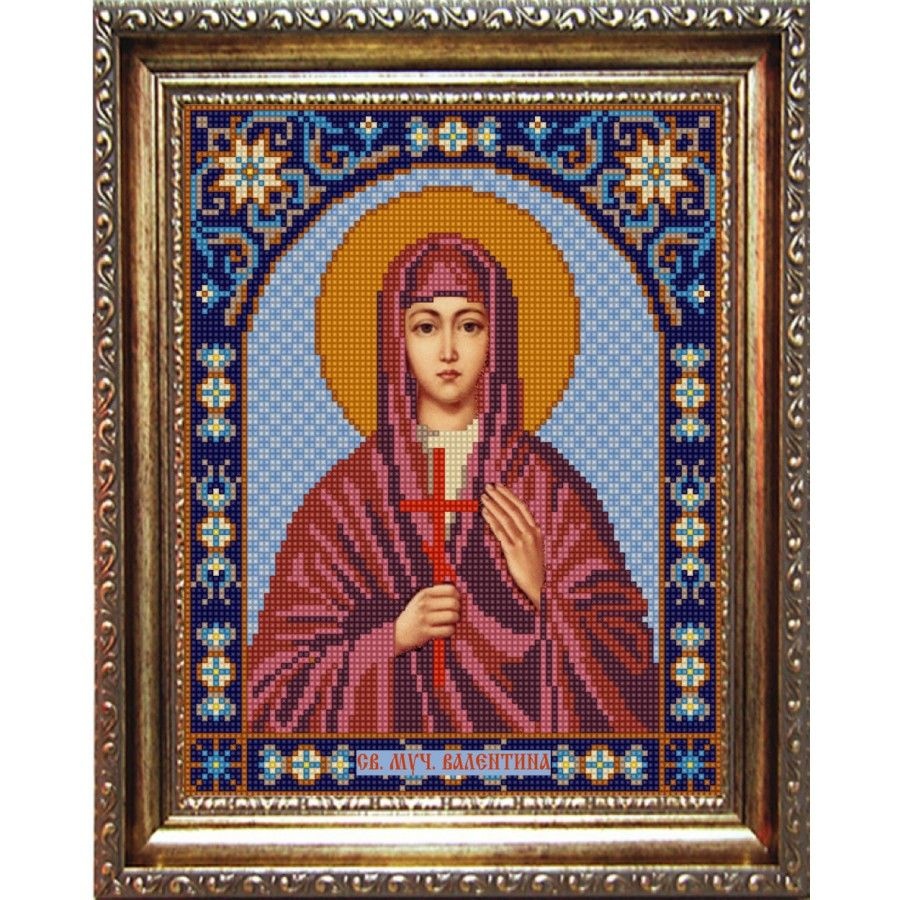

Конёк (бисер), Святая Валентина, 20х25 см, Разноцветный