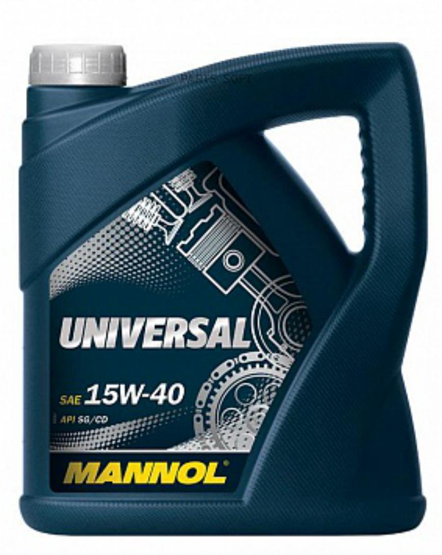 

Моторное масло MANNOL UNIVERSAL 15w40 4л