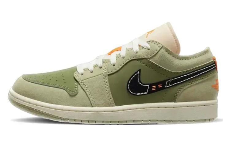 

Кеды унисекс Jordan Air Jordan 1 Low SE зеленые 40.5 EU, Зеленый, Air Jordan 1 Low SE