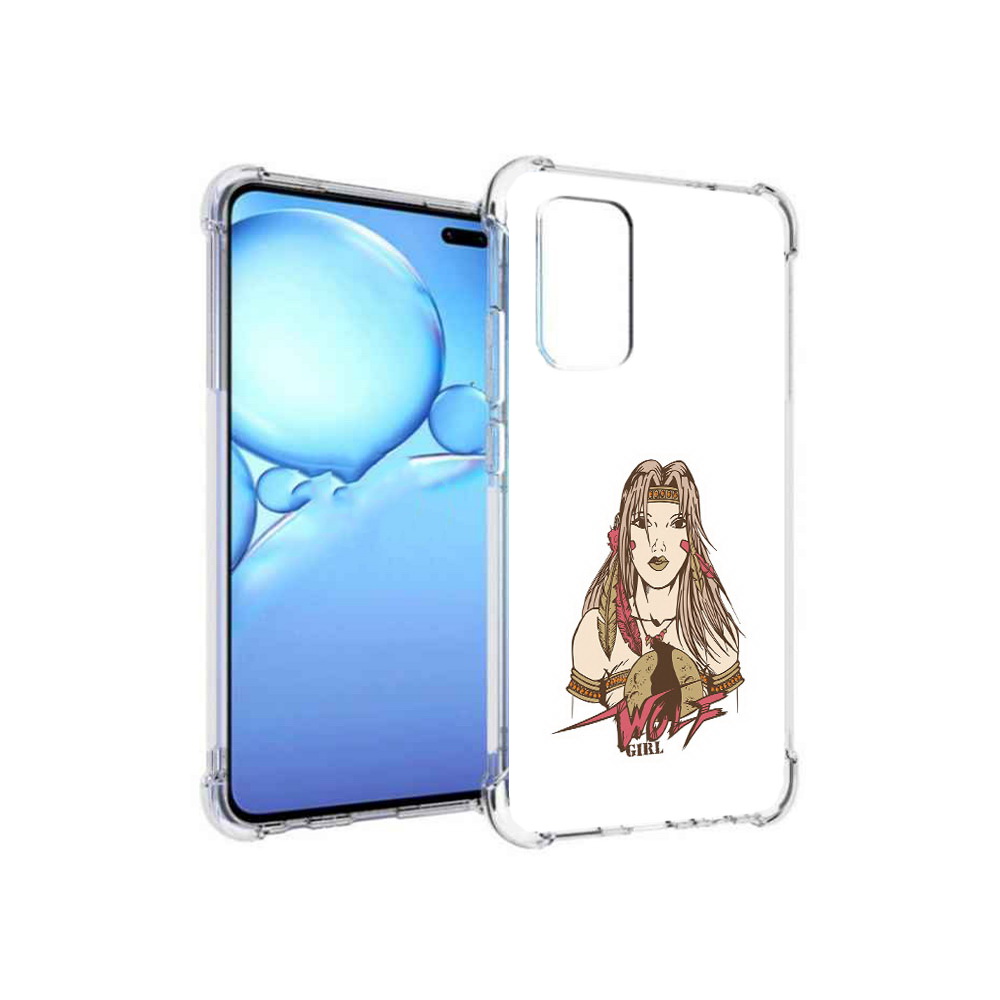 

Чехол MyPads Tocco для Vivo V19 девушка волк (PT147328.392.306), Прозрачный, Tocco