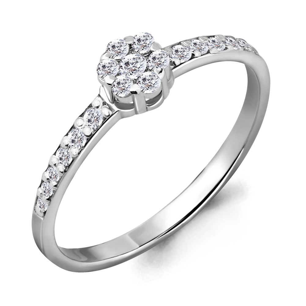

Кольцо из золота р. 16,5 AQUAMARINE 63063А_585_бз, 63063А_585_бз