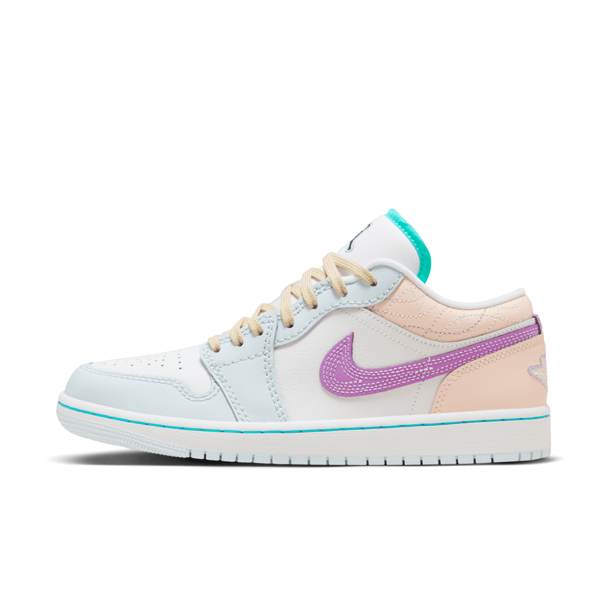 

Кеды унисекс Jordan Air Jordan 1 Low SE разноцветные 36 EU, Разноцветный, Air Jordan 1 Low SE