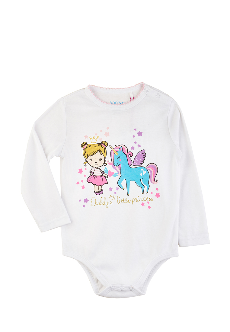 Комплект одежды для новорожденных Kari baby AW21B06803503 белый/светло-розовый р.68