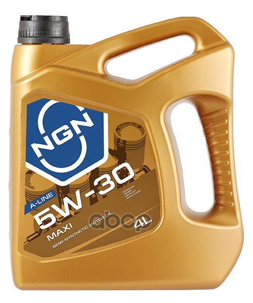 

Моторное масло NGN полусинтетическое Maxi A-Line Sl Cf 5W30 4л