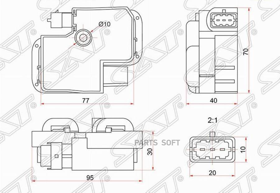 

Sat Катушка Зажигания Mercedes B W245/C W203/E W211/Ml W163/E S211