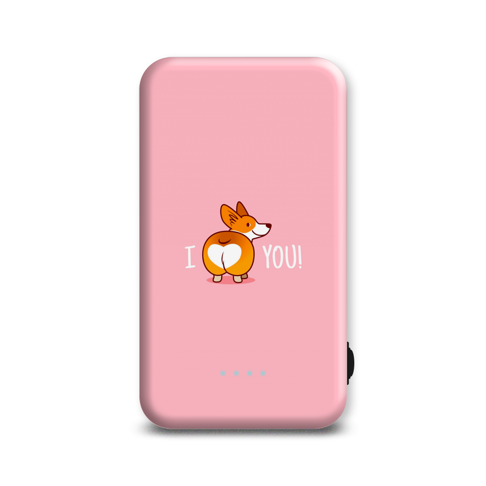 

Внешний аккумулятор Case Place AC05-210-1 5000 мА/ч розовый, белый (AC052109R100408), AC05-210-1