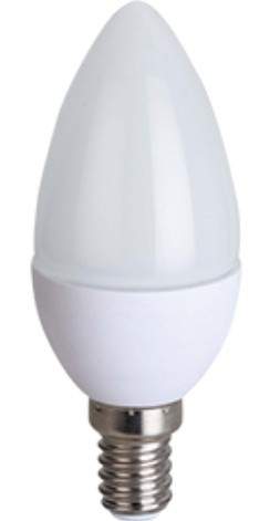 

Лампа светодиодная ECOLA, E14, 8W, 6000K, "Свеча", арт. 645403 - (10 шт.)