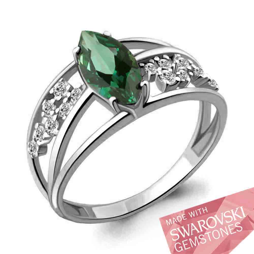 

Кольцо из серебра р. 17 AQUAMARINE 65865503А_925_р, 65865503А_925_р
