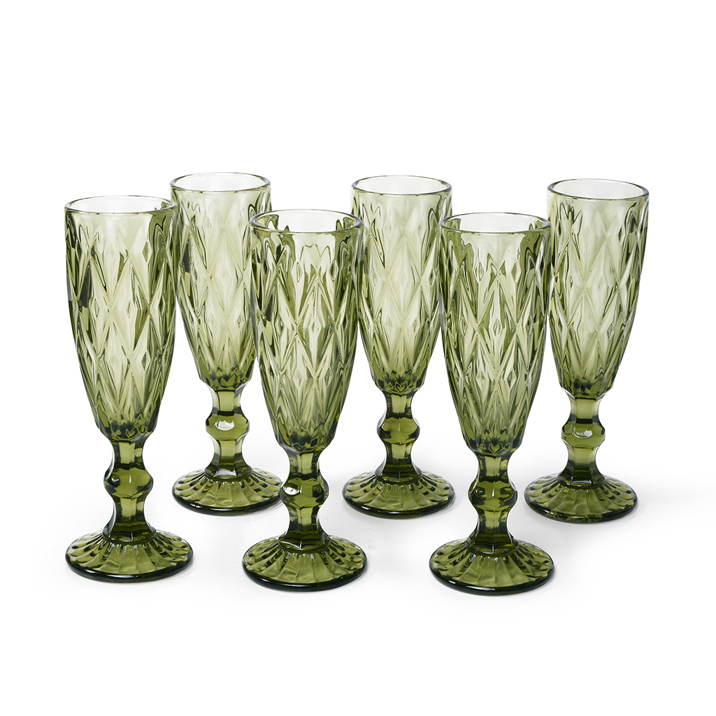 Набор бокалов Fissman для шампанского 6 шт 150мл, стекло 16456.6_