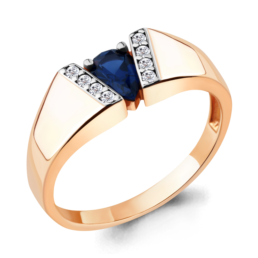 

Кольцо из серебра р. 18,5 AQUAMARINE 68787Б_925_з, 68787Б_925_з