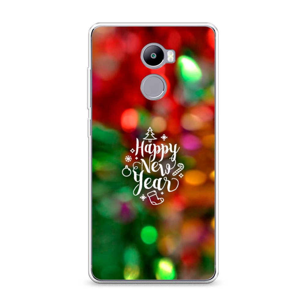 

Чехол на Xiaomi Redmi 4 "Новый Год на елке", Зеленый;красный;желтый, 31150-5