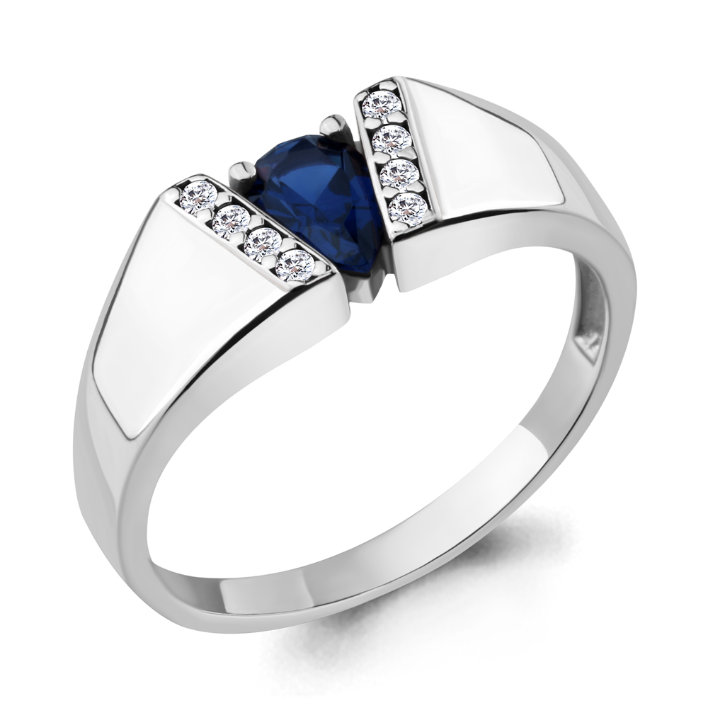 

Кольцо из серебра р. 18 AQUAMARINE 68787Б_925_р, 68787Б_925_р