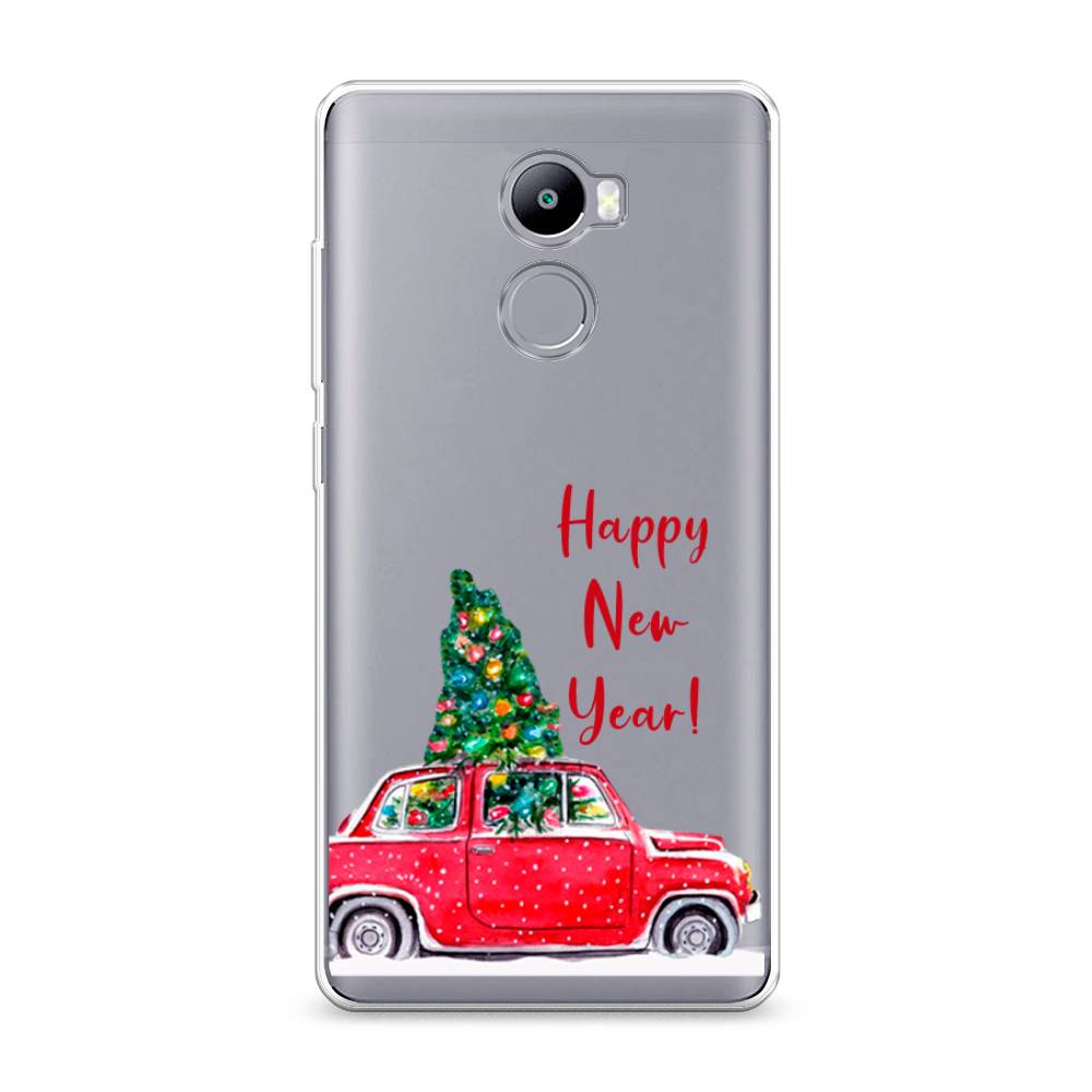 

Чехол для Xiaomi Redmi 4 "Happy New Year", Красный;зеленый, 31150-5