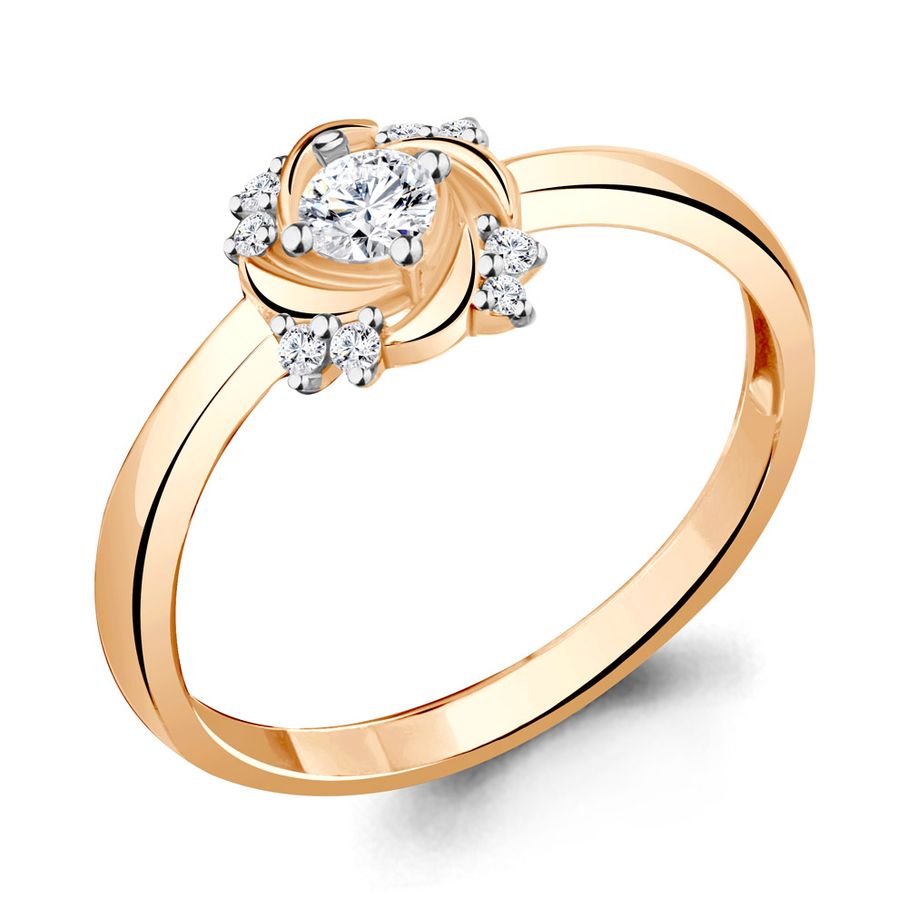 

Кольцо из серебра р.  AQUAMARINE 67124А_925_з, 67124А_925_з