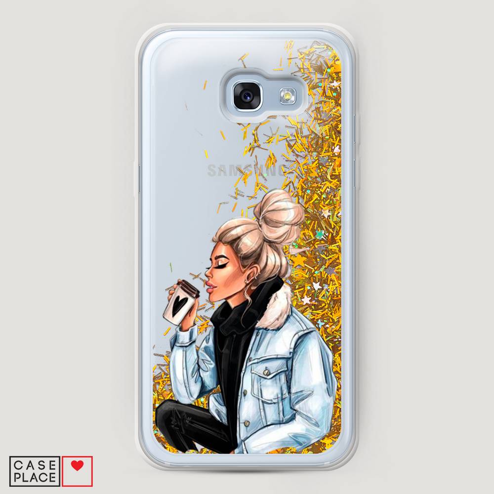 

Чехол Awog на Samsung Galaxy A5 2017 / Самсунг A5 2017 "Cute girl", 20690-1