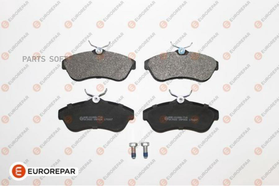 

Колодки Тормозные Дисковые Citroen C2 (Jm)/C3 1.4 03 () 1Шт Eurorepar 1617270280