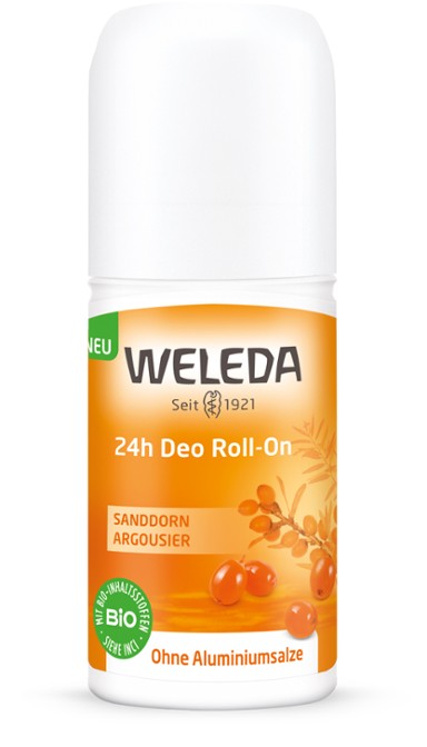 Облепиховый дезодорант Weleda 24 часа Roll-On 50 мл weleda облепиховый дезодорант 24 часа 1 шт