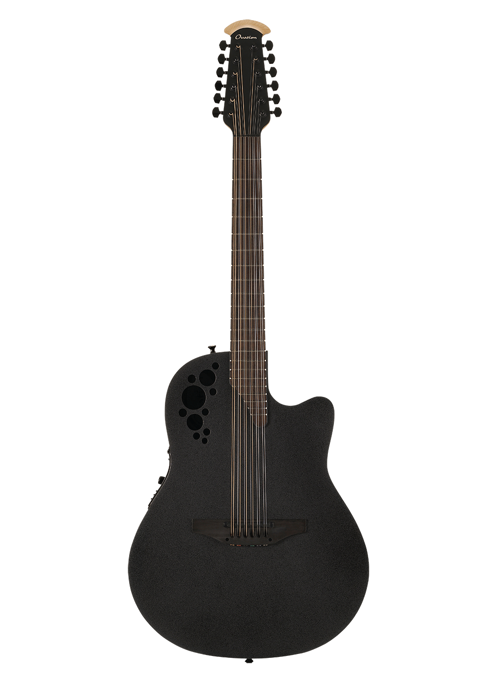 фото Электроакуст гитара ovation 2058tx-5 elite t deep contour cutaway black textured 12 струн