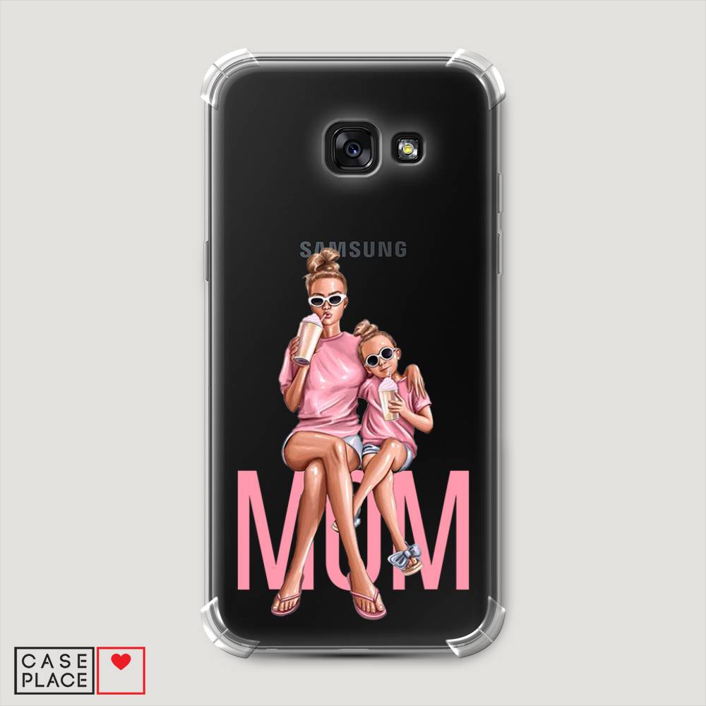 

Чехол Awog на Samsung Galaxy A5 2017 / Самсунг A5 2017 "Lovely mom", Синий;бежевый;розовый, 20651-1