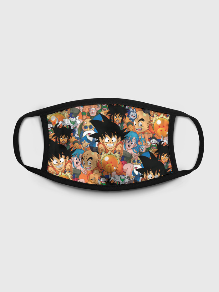 

Многоразовая маска унисекс Burnettie Dragon Ball Главные Герои, Разноцветный, Dragon Ball Главные Герои