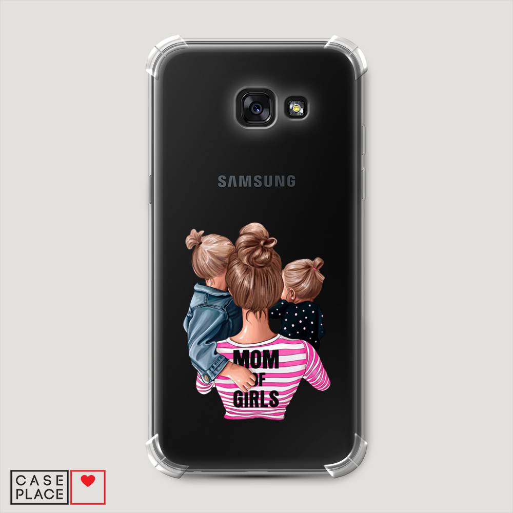 

Чехол Awog на Samsung Galaxy A5 2017 / Самсунг A5 2017 "Mom of Girls", Синий;розовый;черный, 20651-1