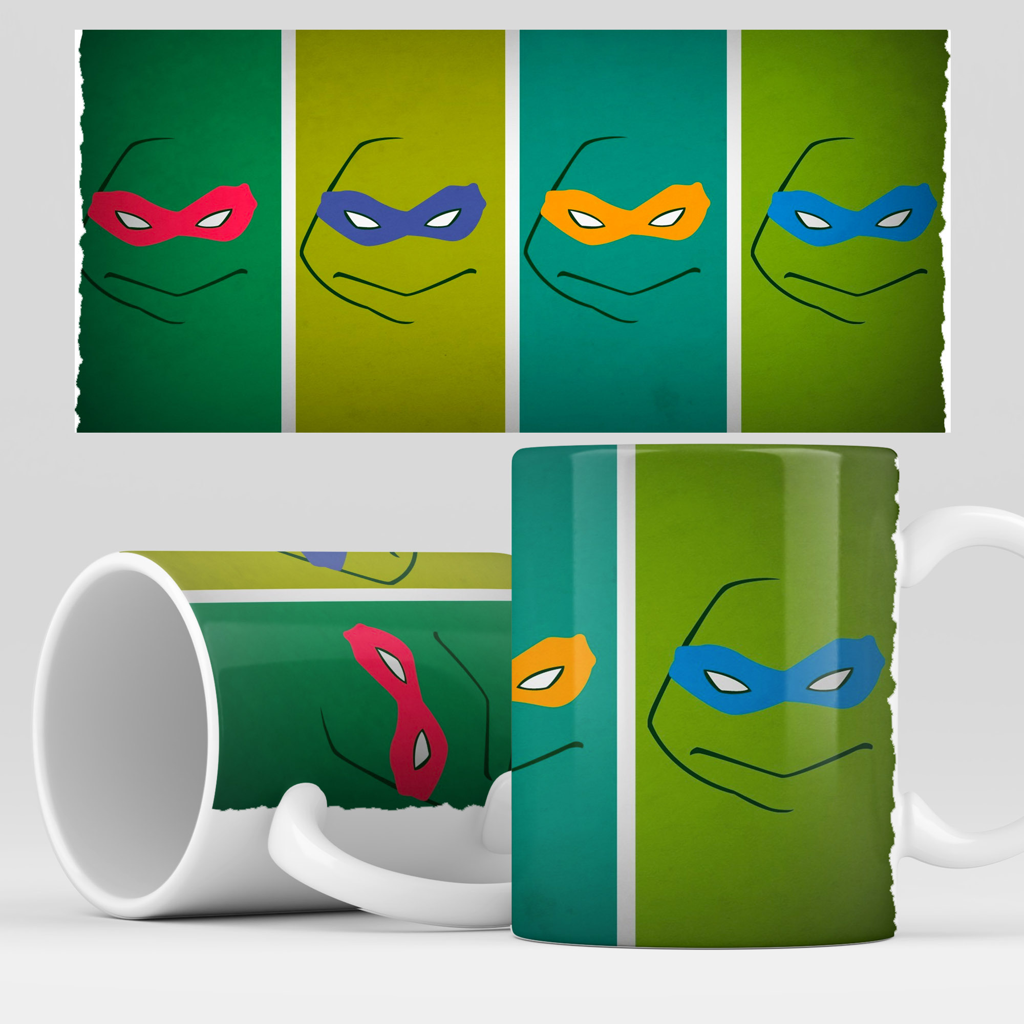 

Кружка RocketCup с принтом "Черепашки ниндзя" TMNT, TMNT04