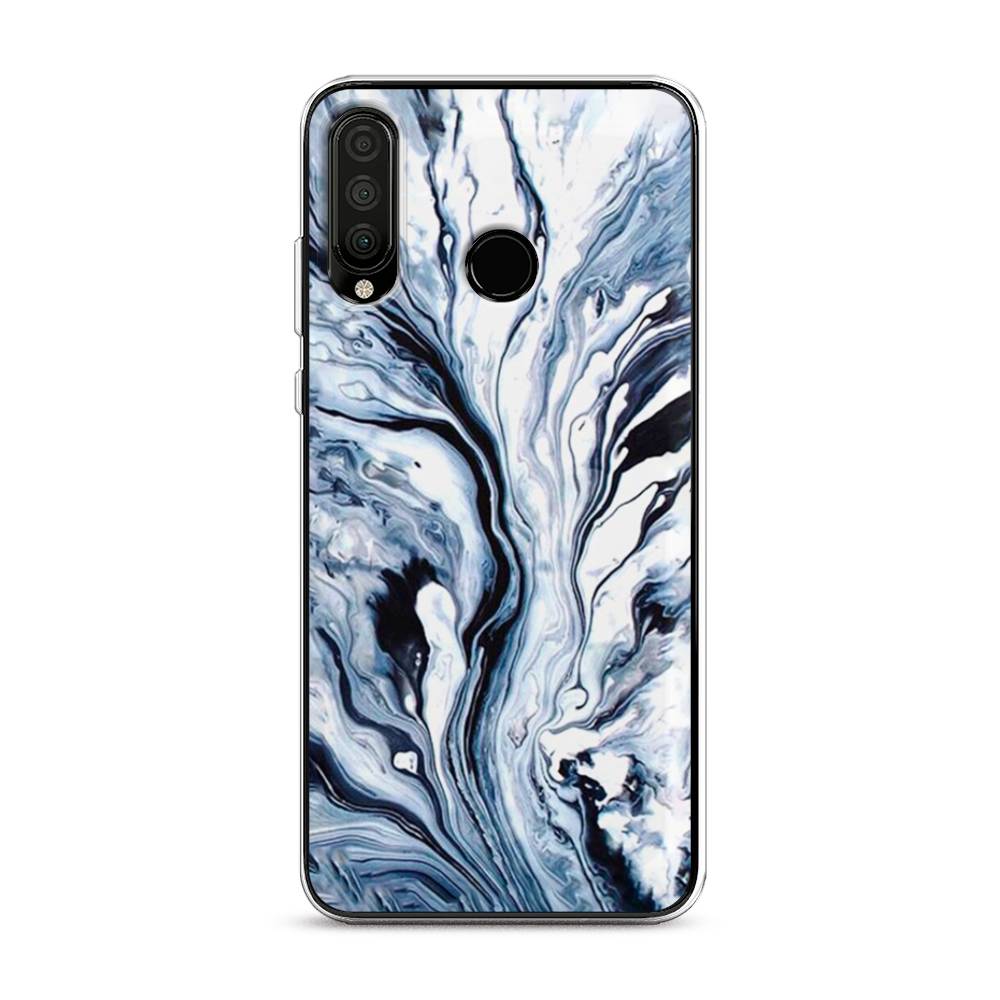 

Чехол Awog на Honor 20 Lite 2020 "Голубой минерал мрамор", 611250-3