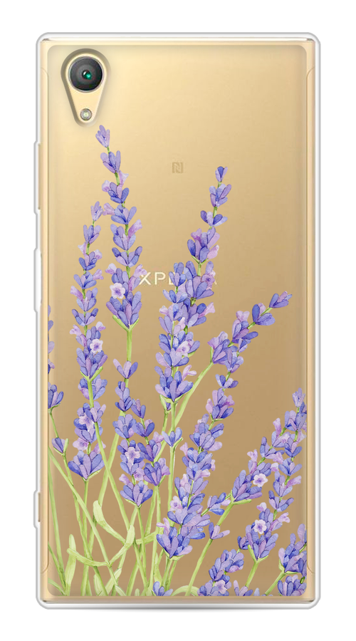

Чехол на Sony Xperia XA1 plus "Лавандовые стебли", Фиолетовый;зеленый, 53050-1