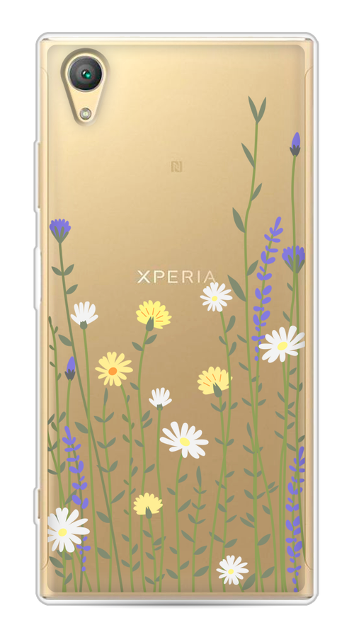 

Чехол на Sony Xperia XA1 plus "Ромашка и лаванда", Зеленый;желтый;прозрачный, 53050-1