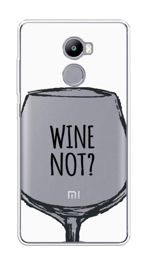 

Чехол на Xiaomi Redmi 4 "Wine not White", Белый, 31150-6