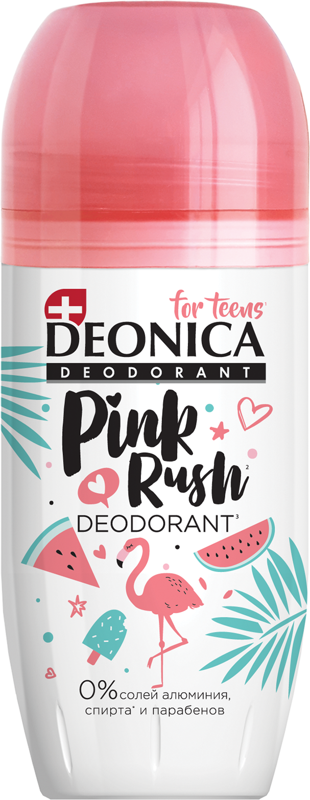 фото Дезодорант deonica for teens "pink rush", 50 мл