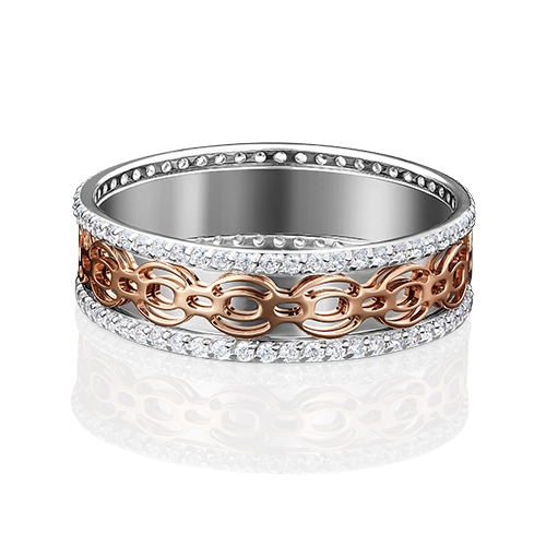 

Кольцо из золота р. 19 PLATINA jewelry 01-4783-00-401-1111-50, фианит, 01-4783-00-401-1111-50
