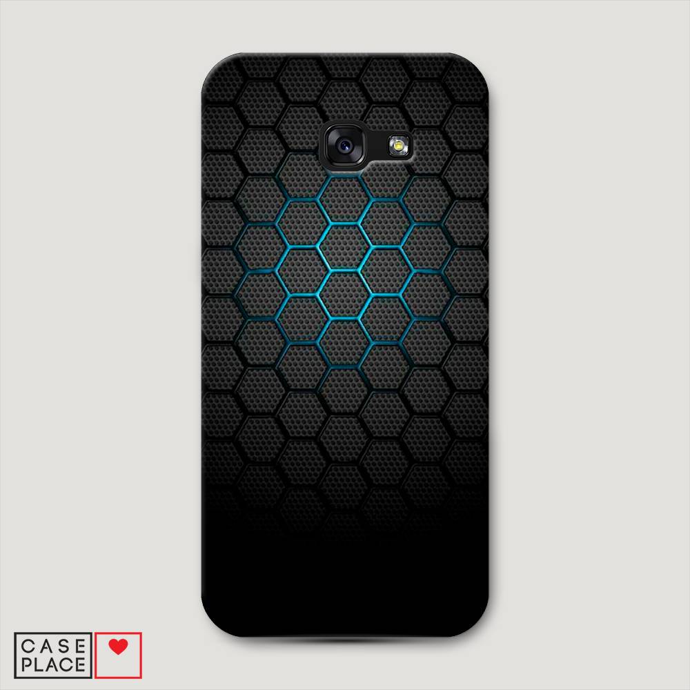 фото Чехол awog "бирюзовые соты" для samsung galaxy a5 2017