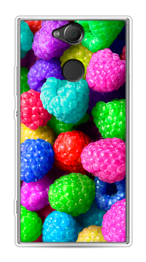 

Чехол на Sony Xperia XA2 "Леденцовая малина", Фиолетовый;розовый;зеленый, 53150-1
