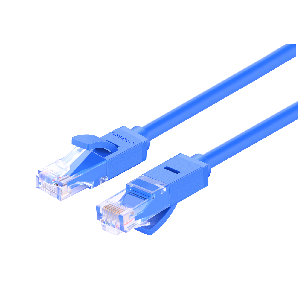 

Кабель uGreen RJ-45 - RJ-45 вилка-вилка 3м (11203_) синий, NW102