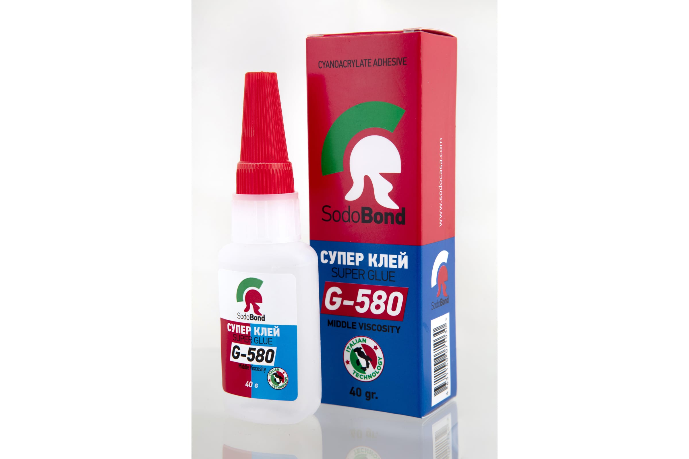 Клей SODOBOND Супер G-580 40 гр 4631140071030