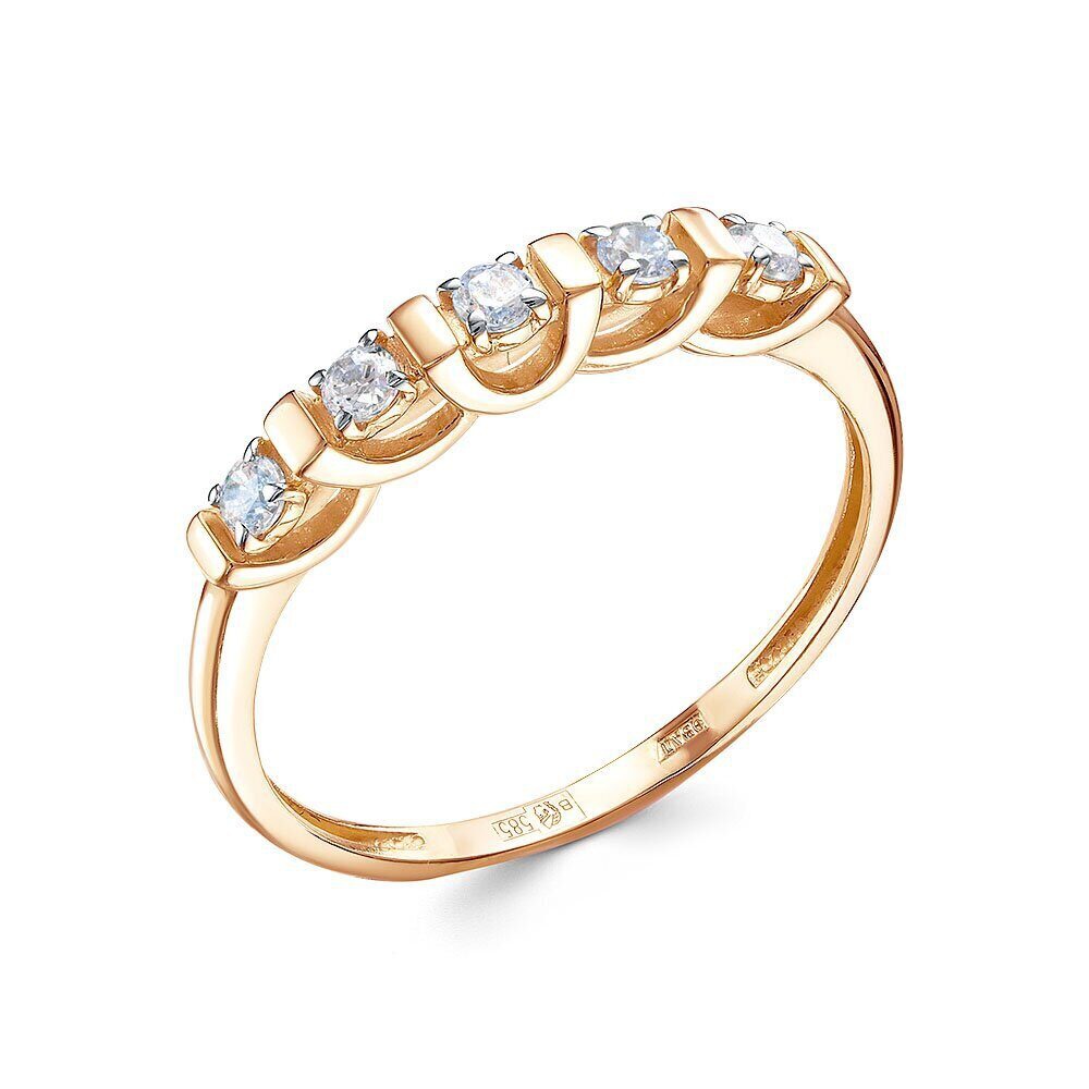

Кольцо из золота р. , 585Gold 301012424, фианит, 301012424