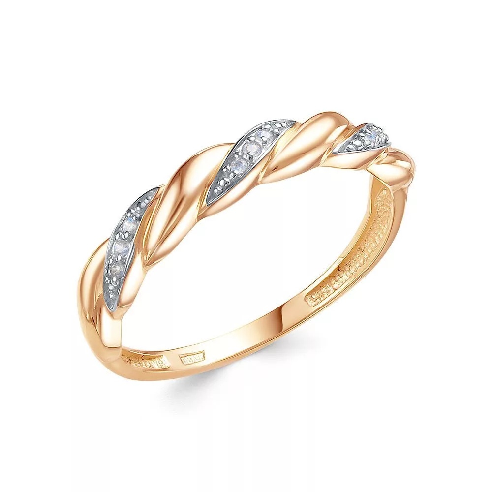 

Кольцо из золота р.  585Gold 301012635, фианит, 301012635